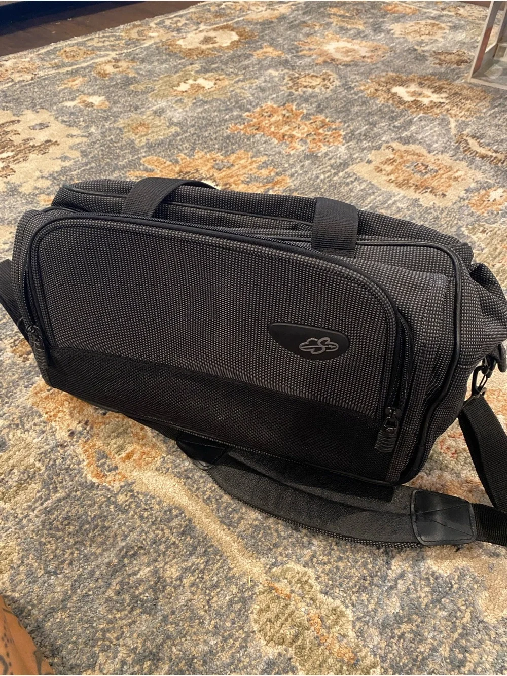 Bag, Black Chic Compact Travel Shoulder Weekender